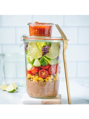Salata Seti 850 ml ve 80 Ml, Pratik ve Şık Saklama Çözümleri
