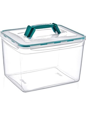 11 Litre Hava Geçirmez Saplı Saklama Kabı, Sıvı Sızdırmaz, Çok Amaçlı Kut.</s>