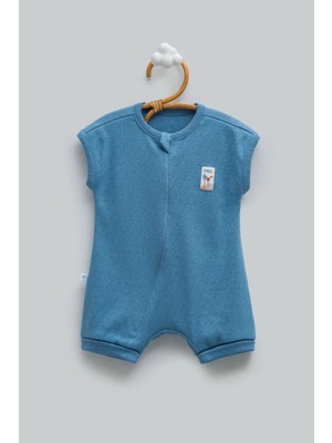 Caramell Hello Boy Fermuarlı Barbatöz - Indigo - 50-56 cm Indigo