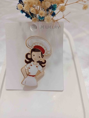 Kudretli Takılar Celik Broş