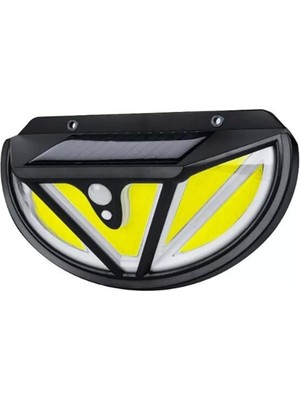 Derin Stok MX-118B Cob Ledli Hareket Sensörlü Üç Modlu Solar Duvar Lambası