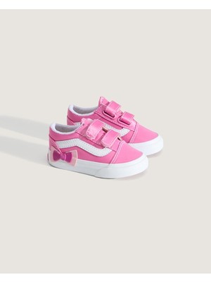 Vans Old Skool V Bow Bebek Spor Ayakkabı Pembe