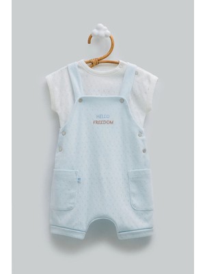 Caramell Hello Boy Salopet - Mavi - 68-74 cm Mavi