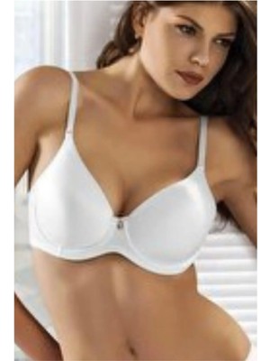 Tusebu Kadın Balenli Destekli Dolgulu Düz Renk Günlük Sütyen