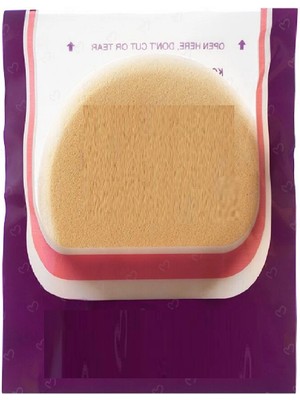 Derin Stok 7 cm Yuvarlak Makyaj Süngeri Allık Pudra Krem Fondöten Süngeri