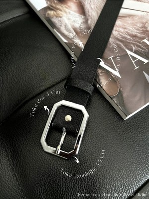 Fiori Köşeli Toka Kadın Kemeri, Pantolon Kemeri, Ceket Kemeri, Elbise Kemeri