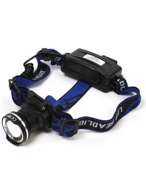 Derin Stok F-823 Xlm T6 LED Su Geçirmez Şarjlı Kafa Lambası