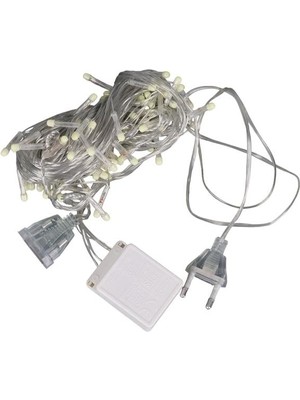 Derin Stok Winnboss WN-1182 Beyaz Renk 10 Metre Dekoratif LED Yılbaşı Işığı 5 Watt AC220V