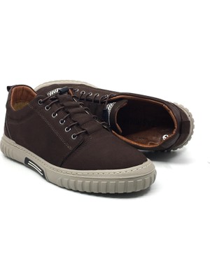 Taşpınar Ayakkabı Taşpınar 5600 %100 Nubuk Deri Ortopedik Erkek Yazlık Rahat Günlük Spor Sneaker Yeni Sezon Akıllı Bağcıklı Ayakkabı  40-44