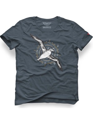 Tarrzzcom Unisex Tasarım T-Shirt Albatros Tasarım Tişört