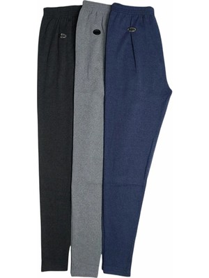 Tusebu Pamuklu Termal Içlik Alt Tayt – Polar Astarlı, Esnek (Siyah/gri/lacivert)