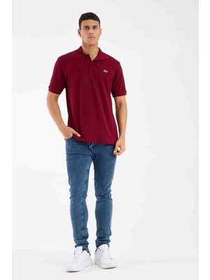 Lacoste Polo Classic Fit Bordo