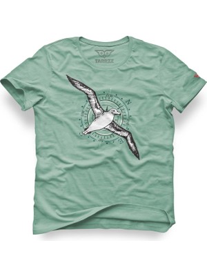 Tarrzzcom Unisex Tasarım T-Shirt Albatros Tasarım Tişört