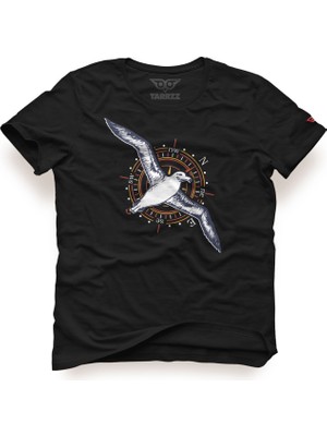 Tarrzzcom Unisex Tasarım T-Shirt Albatros Tasarım Tişört