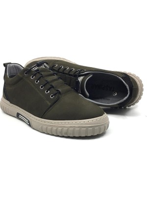 Taşpınar Ayakkabı Taşpınar 5600 %100 Nubuk Deri Ortopedik Erkek Yazlık Rahat Günlük Spor Sneaker Yeni Sezon Akıllı Bağcıklı Ayakkabı  40-44