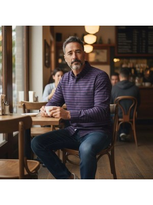 Eren Style Uzun Kol Linen Keten Klasik 4 Mevsim Giyilebilen Pamuklu Gömlek