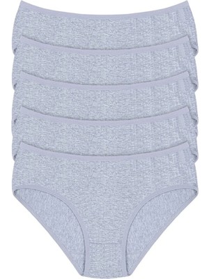 Tusebu Fitilli Yüksek Bel Kadın Külot 5'li Paket