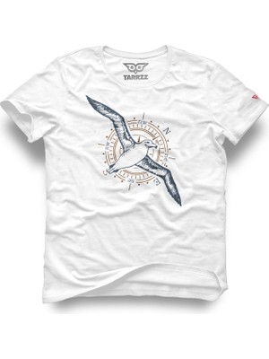 Tarrzzcom Unisex Tasarım T-Shirt Albatros Tasarım Tişört