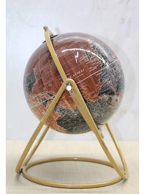Eco Lounge Dekoratif Metal Standlı Dünya Küre - Model 1