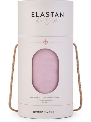 Yatsan Elastan De Luxe Lastikli Çarşaf & Yastık Kılıf Seti Gül Kurusu