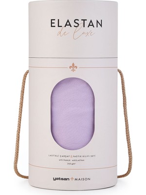 Yatsan Elastan De Luxe Lastikli Çarşaf & Yastık Kılıf Seti Lila