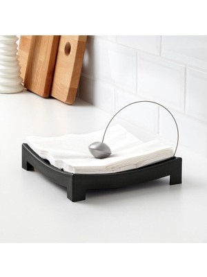 Şık Topuzlu Peçetelik, 22X22X5 Cm, Modern Tasarım ve Fonksiyonellik