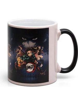 Eco Lounge Porselen Renk Değiştiren Demon Slayer Kupa Bardak