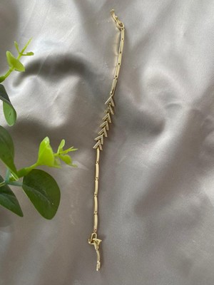Stainles Steel Balık Sırtı Detay Bileklik