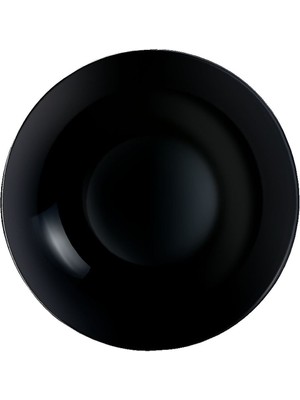 Siyah 6'lı 20CM Yemek Tabağı Seti, Zarif ve Şık Tasarım