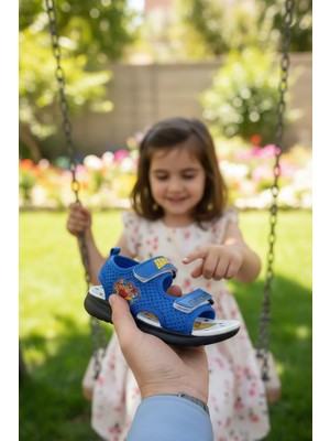 Enoch Nefes Alabilen File Dokulu ve Hologram Bantlı Sportif Çocuk Sandalet