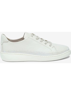 Greyder Kadın Beyaz Hakiki Deri Casual Ayakkabı 6Y2CA59274