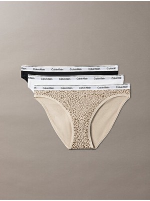 Calvin Klein Kadın 3'lü Bikini Külot Seti