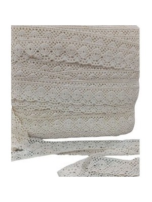 Kopanaki Dantel En 4 cm Krem 5 Metre