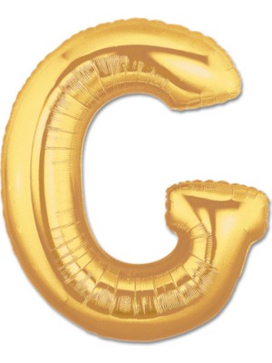 Nemere G Harf Folyo Balon Altın Renk 40 Inç