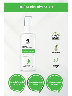 Elamour Biberiye Suyu Dökülme Karşıtı ve Saç Uzamasını Destekleyici Saç Toniği %100 Doğal ve Saf 100 ml