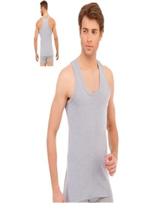 2'li Paket Tutku Erkek Sporcu Erkek Rambo Atlet Siyah-Beyaz-Gri