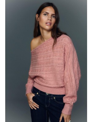 Allbucks Bershka, Asimetrik Örgülü  Kazak ABBRS3797