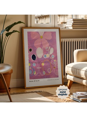 Persona Istanbul Hilma Af Klint "no. 5, Adulthood" - Öncü Soyut Sanat Posteri (Çerçevesiz)
