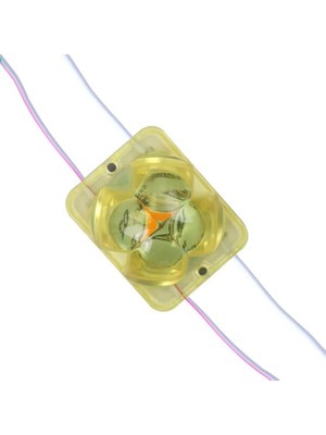 Derin Stok PM-14715 12 Volt 2 Watt Sarı Yanıp Sönen Çakar 4333-3030 Modül LED 43X33X28MM