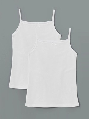 Lc Waikiki Yeni Sezon Kare Yaka Kız Çocuk Atlet 2'li