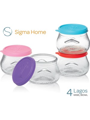 12'li Cam Yoğurt ve Saklama Kabı Seti, Çok Amaçlı 420CC