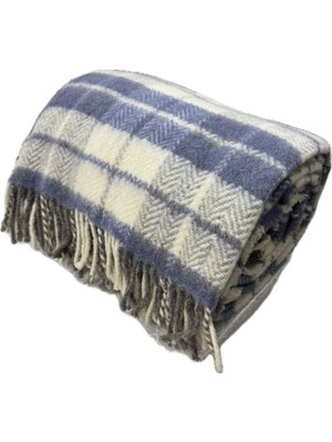 Özyün Merinos Kuzu Yünü Tek Kişilik Battaniye &%100 Yün&wool Blanket&kalın Nefes Alır Terletmez.tamamen Doğal