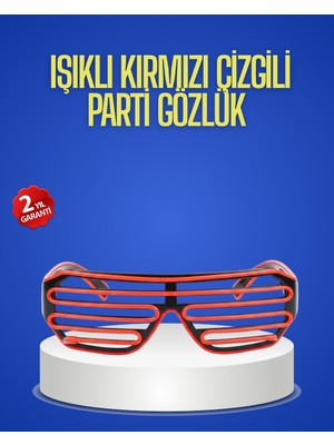 Net Damla Gece Organizasyonları Için Renkli LED Gözlük - Lisinya