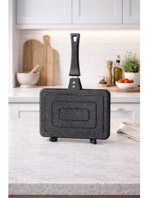 Iç ve Dış Granit Döküm Tost Makinesi, Pratik ve Şık Tasarım