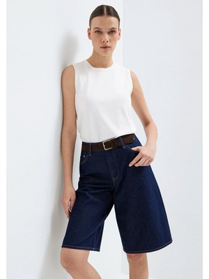 Mavi Beyaz Basic Atlet 1614066-70057