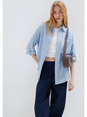 Mavi Çizgili Mavi Gömlek 1211393-89326