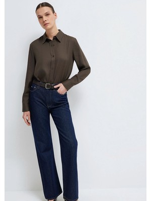 Mavi Haki (Tencel™) Liyosel Gömlek 1211506-71603