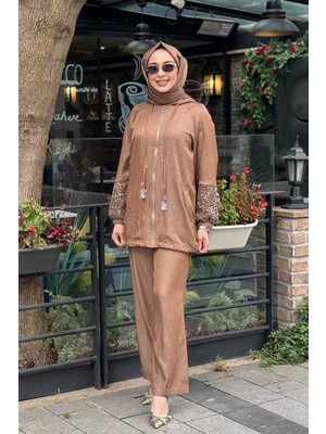 Moor Pantolonlu Takım 26S4042 Camel