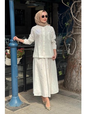 Kayra Etekli Takım KA-B26-16009 Ekru