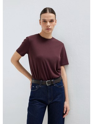 Mavi Bordo Basic Tişört 1612916-70223